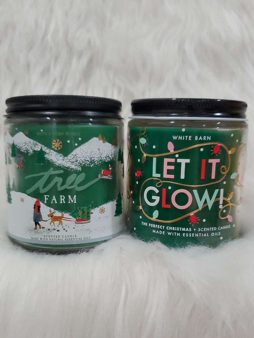BBW Holiday Traditions Single-Wick Candles The Perfect Christmas And Tree Farm